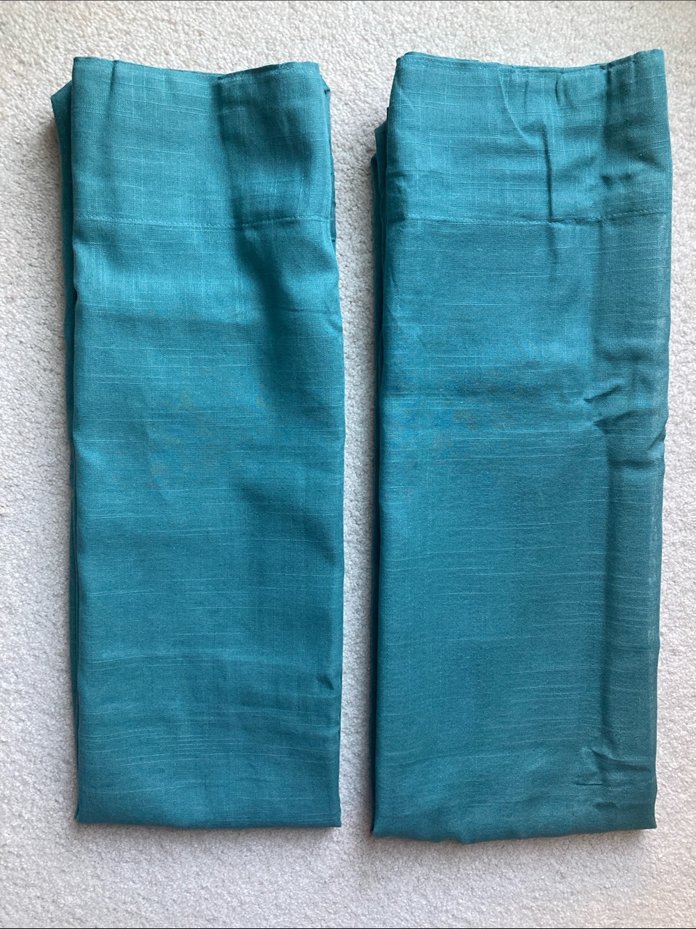 West Elm sheer set of 2 panel curtains - like new